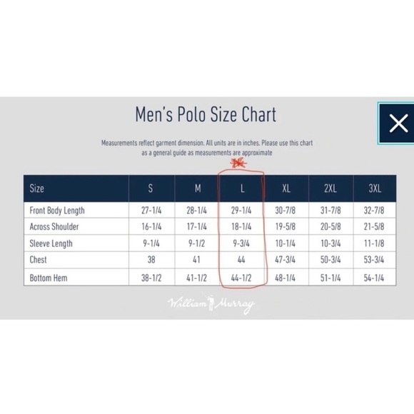 William Murray Golf Azalea Cocktail S/S Polo Light Blue Coral Size L NEW SEALED - Picture 8 of 8